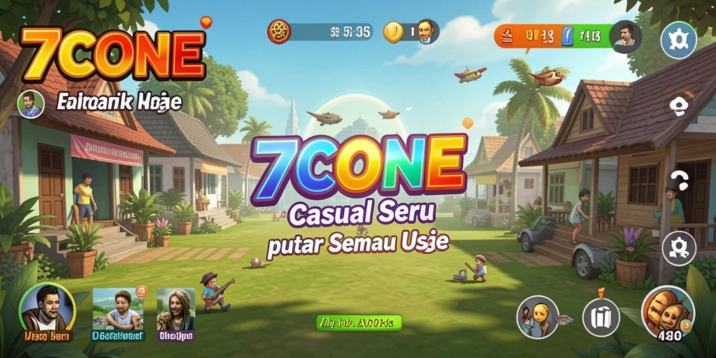 Screenshot gameplay <strong>7CONE</strong> menunjukkan aksi seru dan interaksi antar pemain.
