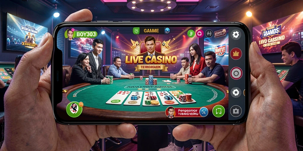 Tampilan gameplay BOY303 yang mendebarkan di Live Casino.