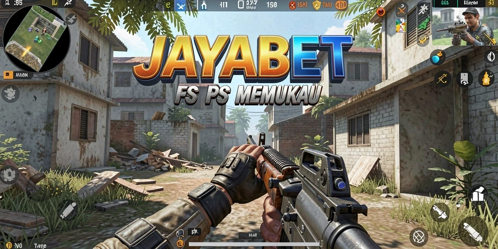 Gameplay seru di JAYABET dengan pertempuran tembak menembak intens.