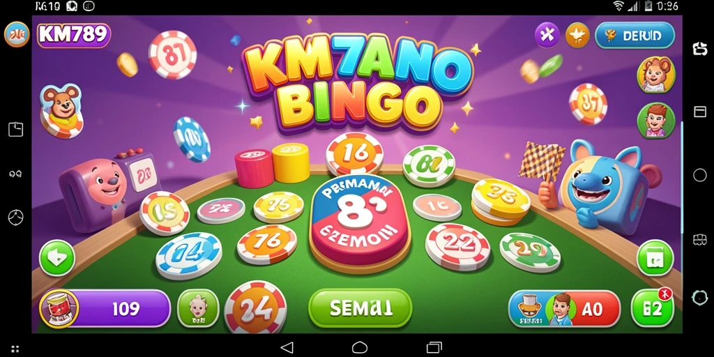 Gameplay seru KM789 yang penuh warna dan interaksi.