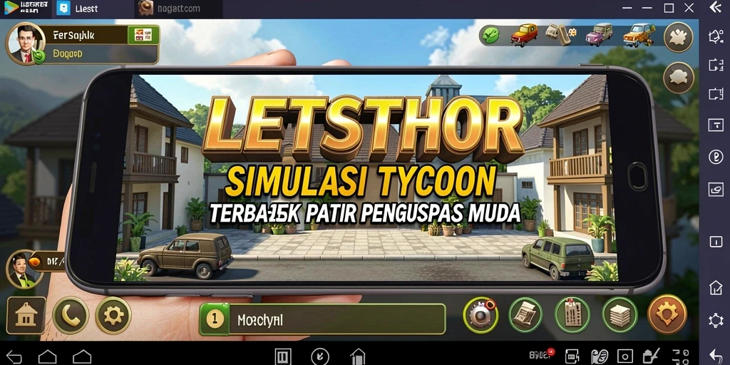 Tampilan menarik saat mengelola bisnis dalam LETSTHOR.