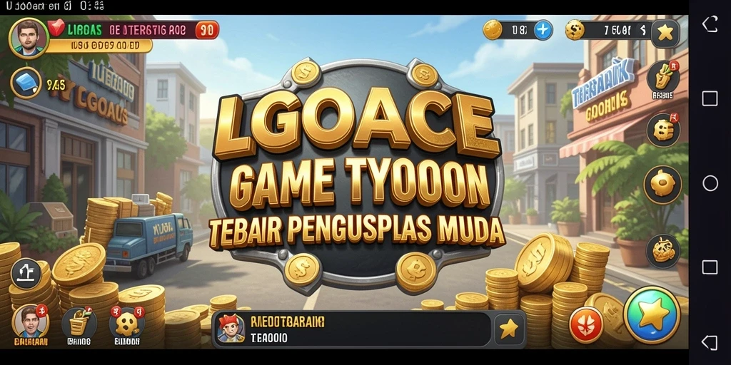 Screenshot menampilkan momen seru dalam gameplay Tycoon LGOACE.