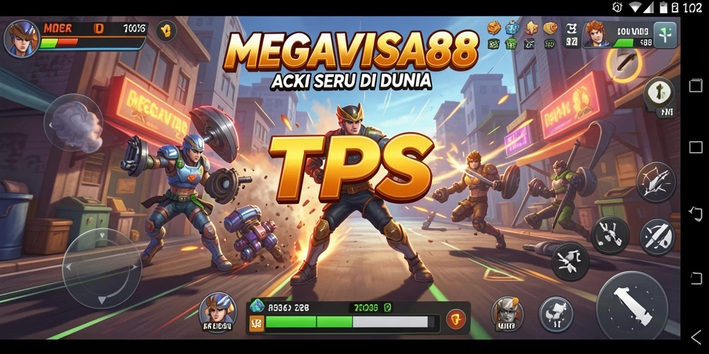 Tangkapan layar menunjukkan aksi seru dalam pertempuran TPS.
