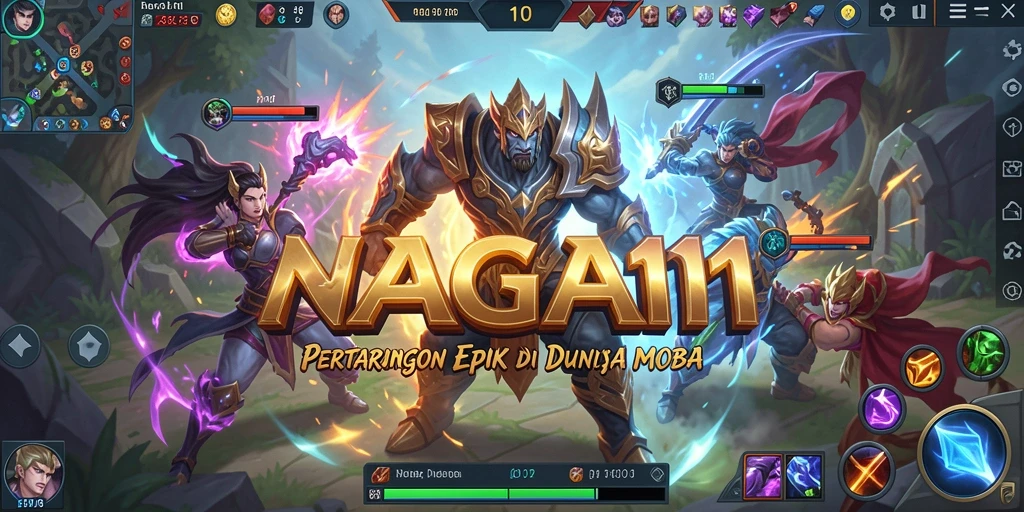 Tampilan gameplay NAGA11 yang seru dan strategis.