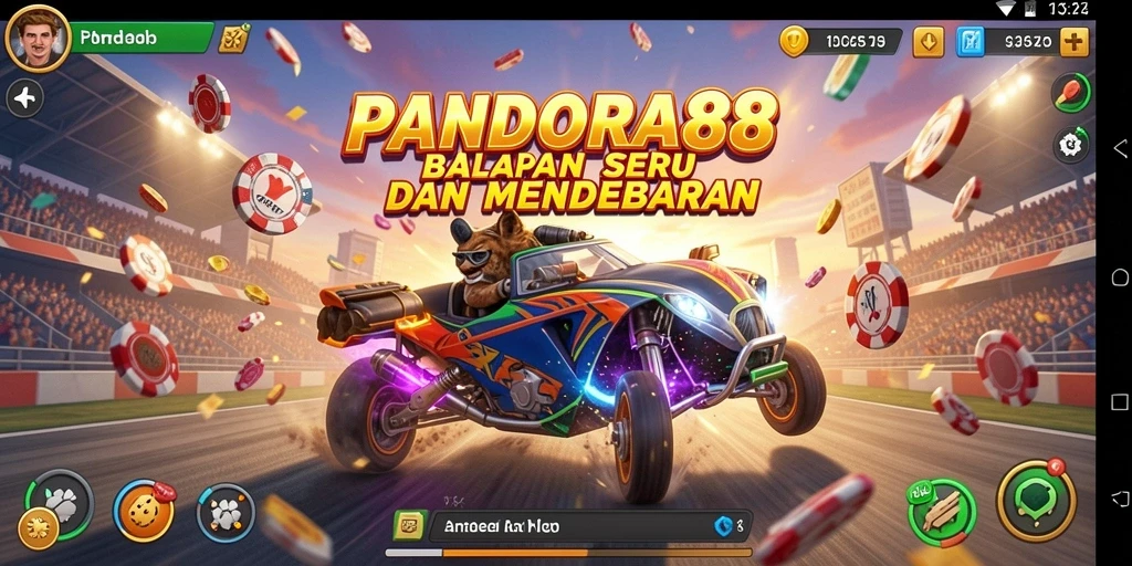 Gameplay mendebarkan dalam balapan cepat dan seru di PANDORA88.