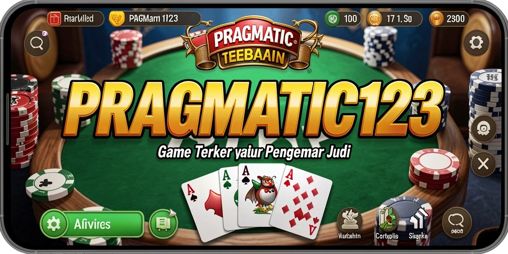 Tampilan gameplay poker seru di PRAGMATIC123.