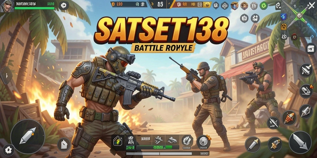 Gameplay mendebarkan di dunia <strong>Battle Royale</strong> SATSET138.