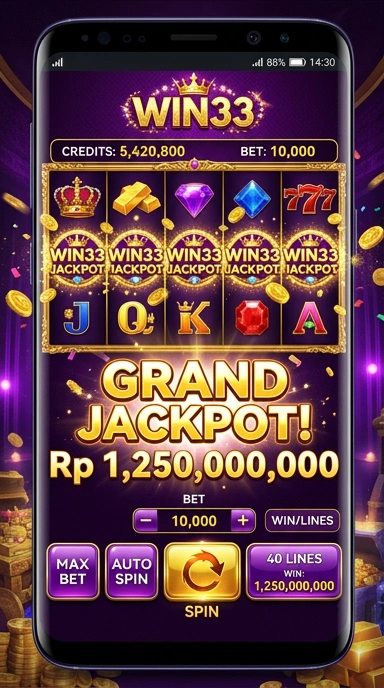 Keamanan aplikasi terjamin di win33.